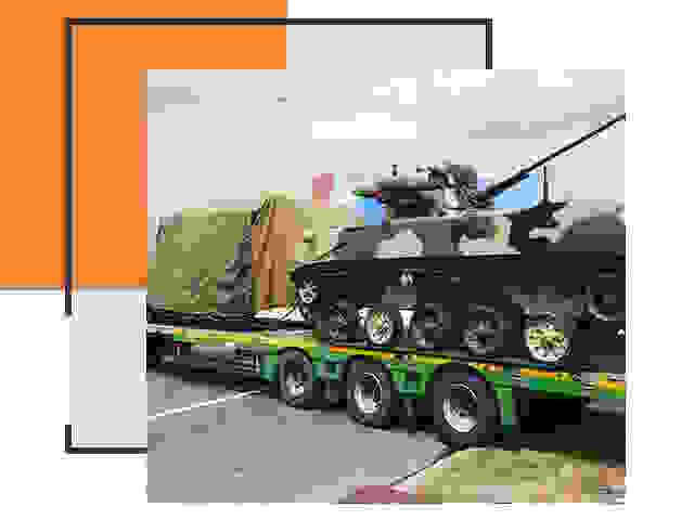 Перевозка военной техники в Карпинске